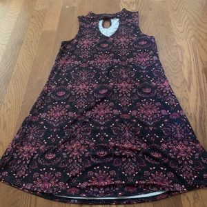 Patterned shift dress
